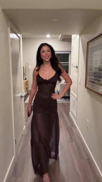 Dress modeling w/zoey