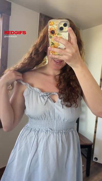 do you like what's under my sundress? 😇