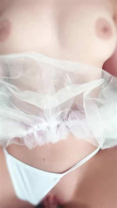 Cute Costume and perfect pussy