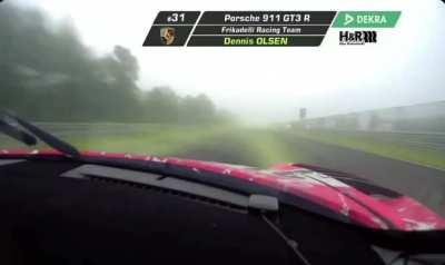 The sound of a Porsche 911 GT3 R accelerating