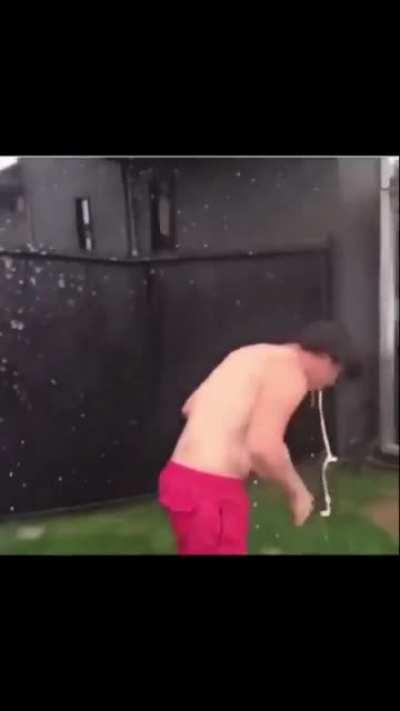 If you can't open a can on your buddy's head, use his teeth