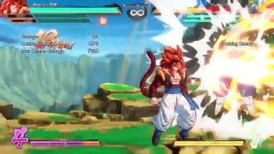 SSJ4 Getting to Level 7 in One Combo