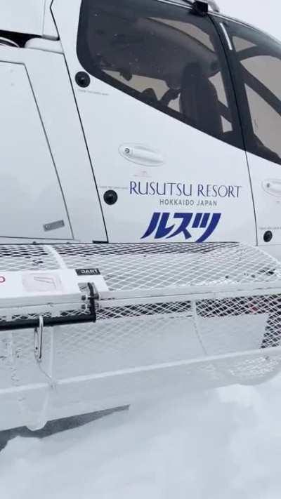 Japanese pilot showing off