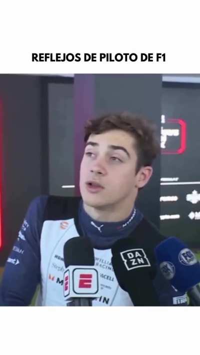 Reflejos de piloto de F1