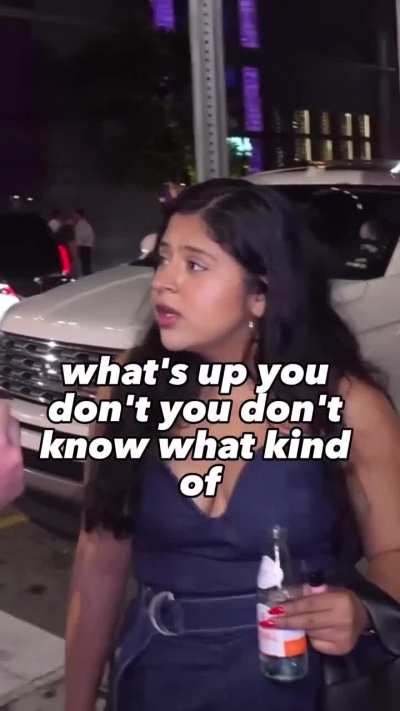 Laughing to hide the embarrassment