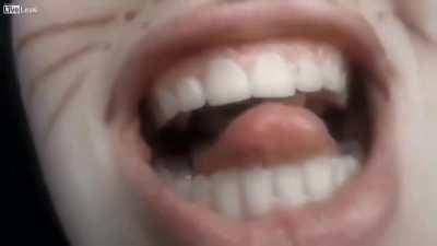 POS swallows mouse alive