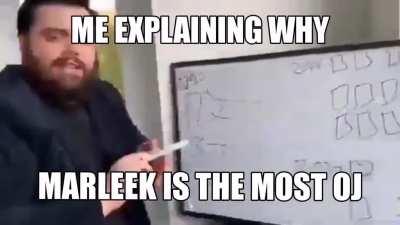 I heard MARLEEK chinged 🤫in his bum