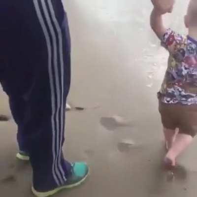 Never turn your back on the ocean.