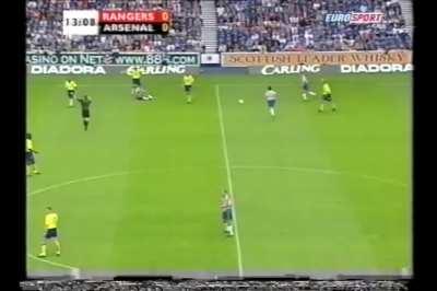 Arteta vs Arsenal 2003 (Friendly) - featuring Edu two-footing Mikel