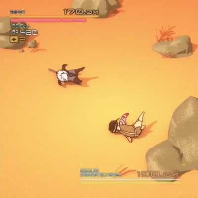 In this duel, between two equally matched swordsmen of various speeds, it's up to us to defeat the weakest Brazilian male.