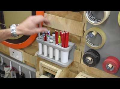 Organizing my workshop on a tight budget. I made these projects using mostly scrap and offcuts.