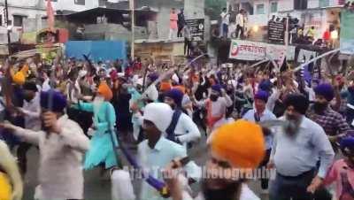 Battle Charge Simulated by Sikhs