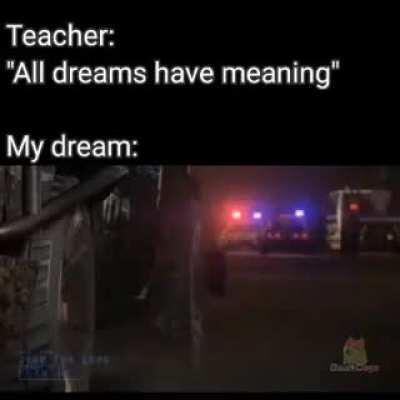 Dreaming is good