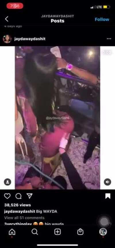 fat ass in club