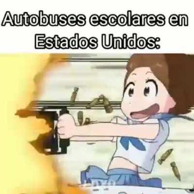 Autobuses escolares en Estados Unidos