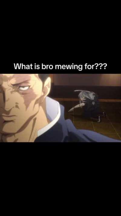 Mewing for brother 