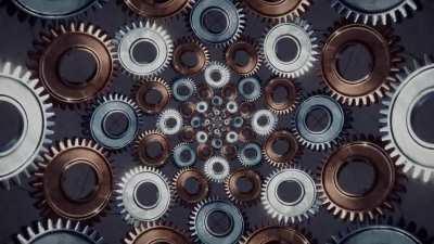 Endochronism - Infinite gears (Inspired by M C Escher)