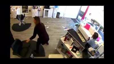 When the Modder changes his model, during a heist.