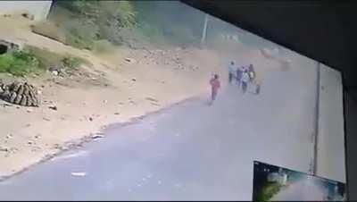 15 year old dragged 50m and crushed to death by speeding tuktuk in hit and run.