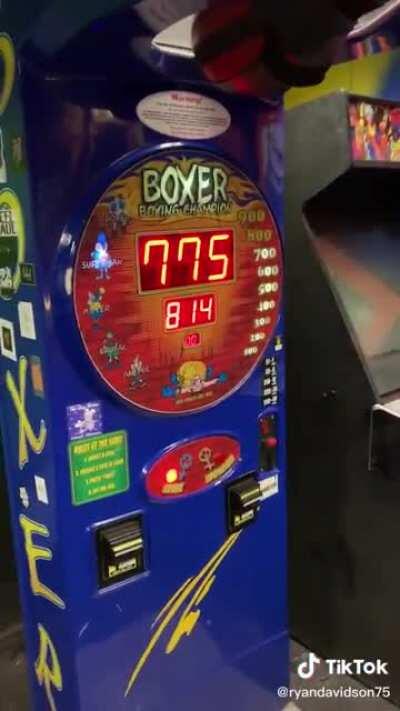 Trying to get the high score.