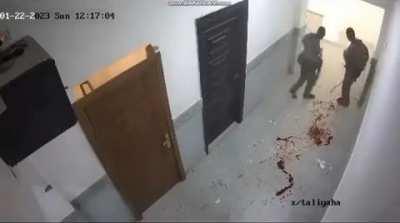 Intense gun battle between al-shabab with AKs and two government worker’s with pistols in Mogadishu