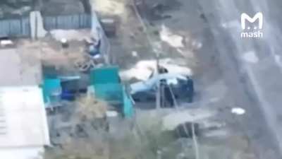 Russian tank shoots civilians at point-blank range 