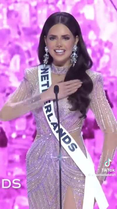 Miss Universe 2025 contestants introducing their countries during 