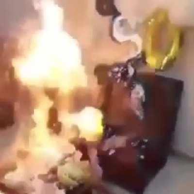 Typical fire accident