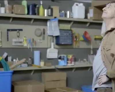 Прибрал гараж