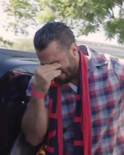 Dwayne Johnson gifting his custom truck to an epic person