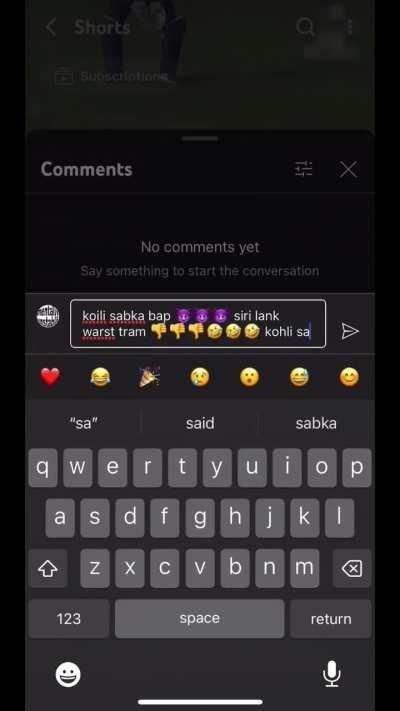 An average day of kohli stan