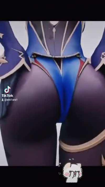[Genshin Impact ]Mona hip sway you deserve @ara1ara1 deleted post (animation by @Kishianimation)