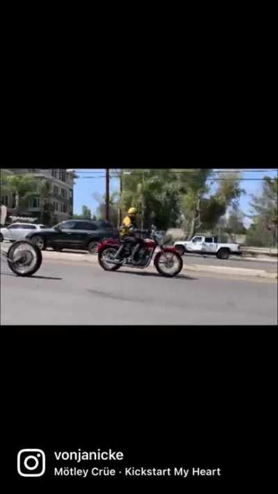 Friends riding with friends