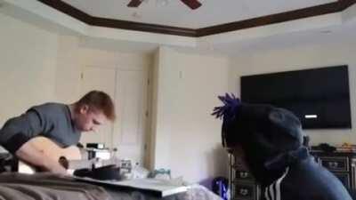 He sounds so angelic on this I love it!! This should of been made a song w a verse