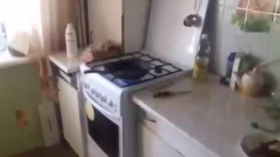 Russian man almost dies