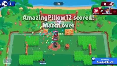 You can use gales gadget and a super shot in brawl ball to go really far