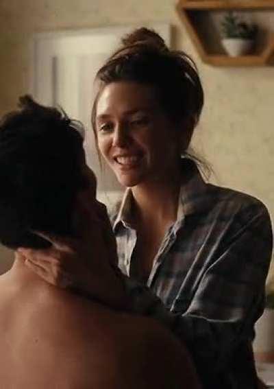 Elizabeth Olsen as your step mom helping you