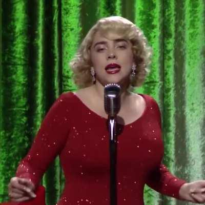 Billie performing on SNL