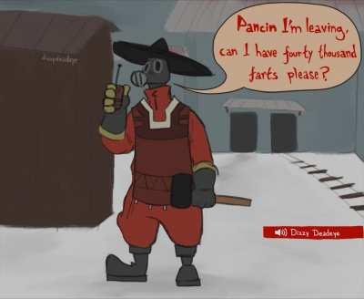 two enemy pyros say good night to each other