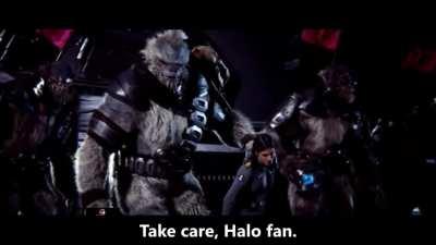 Halo fan confronts 343 Industries about the coating system before the release of Halo Infinite (2020, colorized)