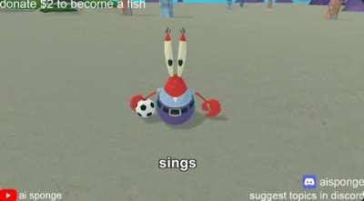 Mr. krabs sings Ballin
