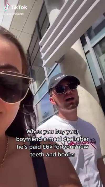 So he spent $6k on himself and you still paid for dinner lmao