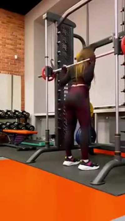 Satan goes to the gym.