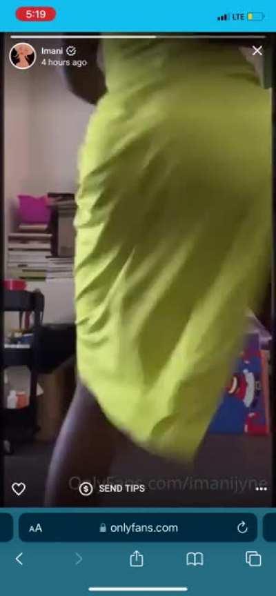 New Imanijyne twerk video 🤭😍