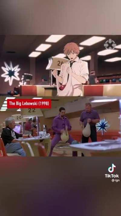 Tarantino references in the new Chainsaw Man anime opening