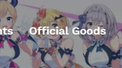 Just the Hololive Website