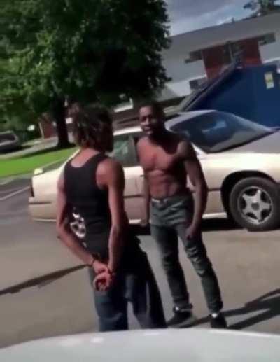 Does he have pillow fists? or is it the Iron Chin