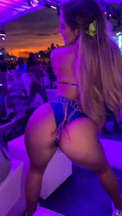 Twerking at a party, again