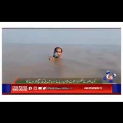 Totally immersed in his work!