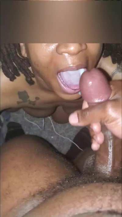 Nothing Beats The Feeling Of A Warm River Of Cum Running Down My Tongue